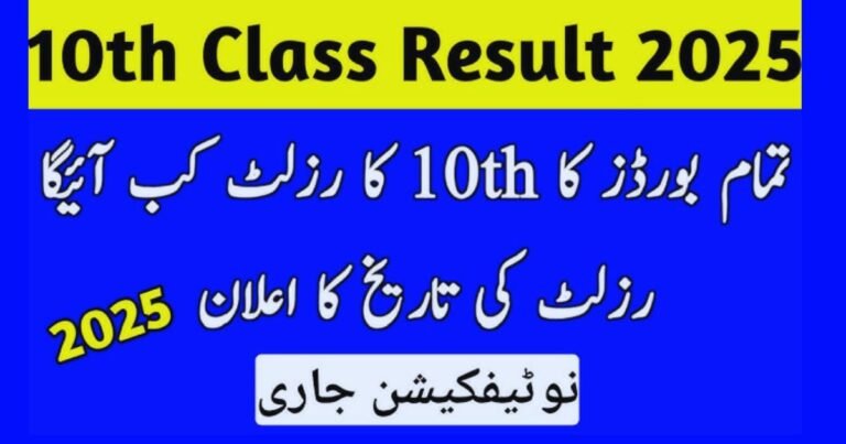 10th Class Results 2025